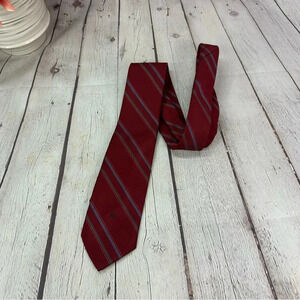 vintage designer christian dior paris new york tie diagonal stripe